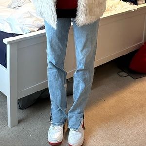 Abercrombie 90s straight slip hem 26 long